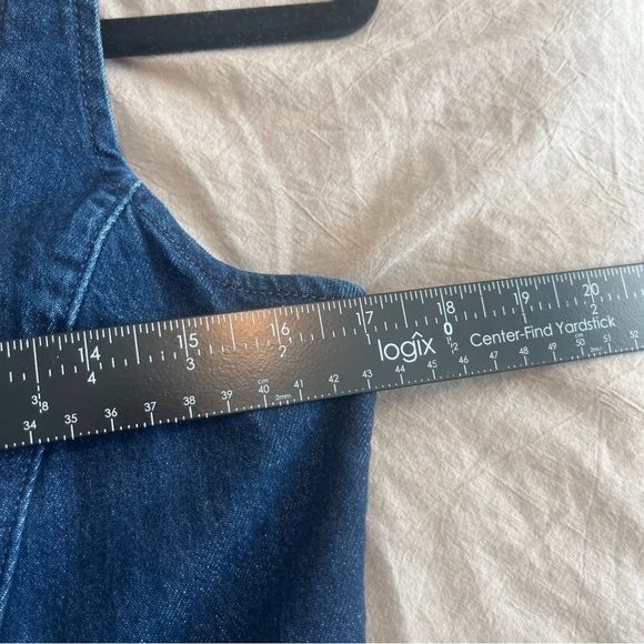 Sold GAP Blue Halter Sheath Maxi Dress - Picture 13 of 14